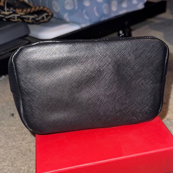 Loungefly Black Crossbody Bag with Gold Accents - Picture 4 of 5